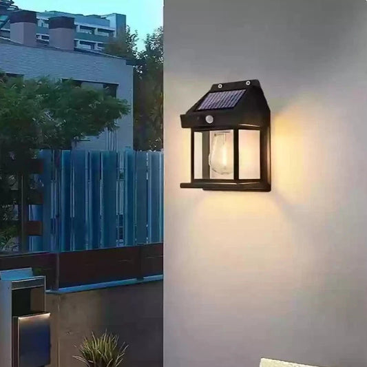 Værbestandig Solcelledrevet LED-lampe