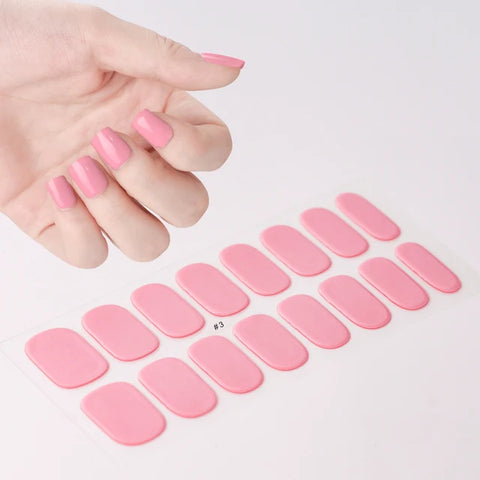 Gel nail stickers  (UV-penn inkludert)