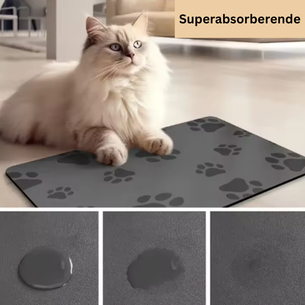 Hold gulvene rene med vår hurtigtørkende kjæledyrmatte!