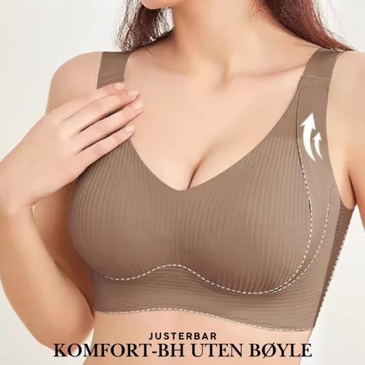 Sømløs Push-Up BH – Bøyelfri, Komfortabel & Justerbar