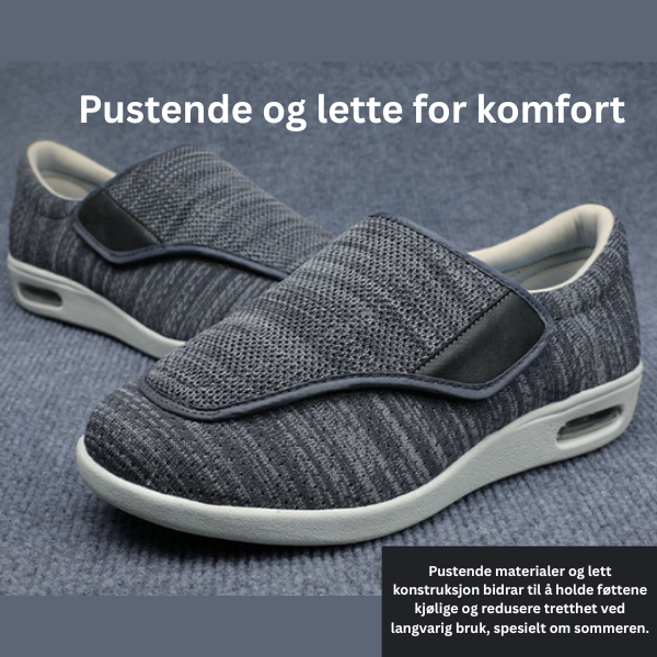 Bredde Sko for Eldre – Komfortable og Sklisikre Sko