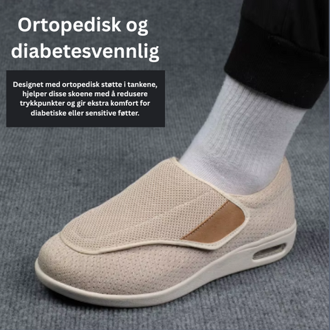 Bredde Sko for Eldre – Komfortable og Sklisikre Sko